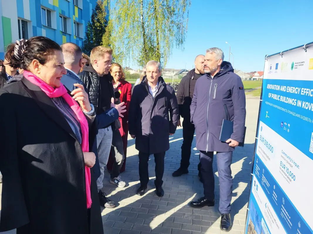 Ковель першим в Україні завершив термомодернізацію ліцею за підтримки ЄІБ