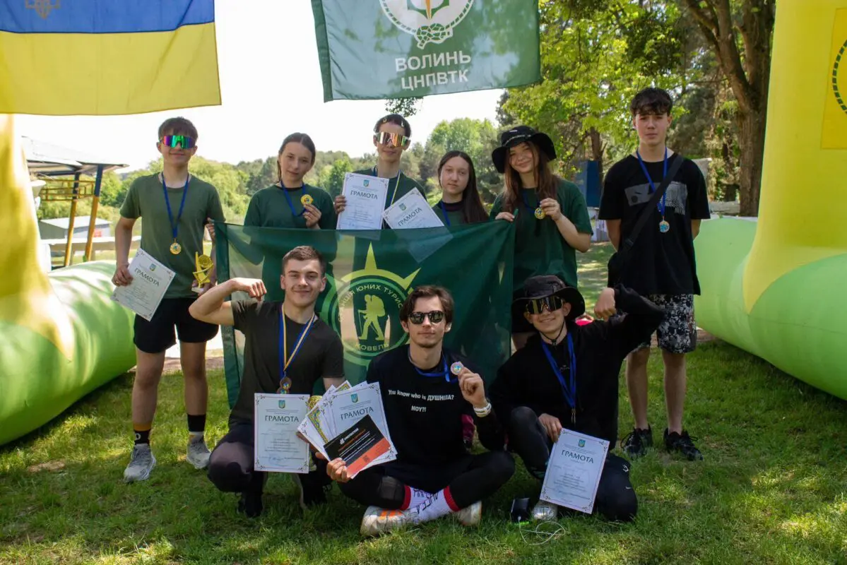 Ковельські юні туристи тріумфували на чемпіонаті Волині зі спортивного туризму