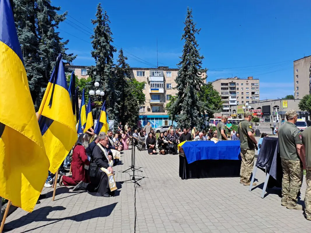 Ковель прощається з Героєм Олександром Шевченком, який загинув на Донеччині