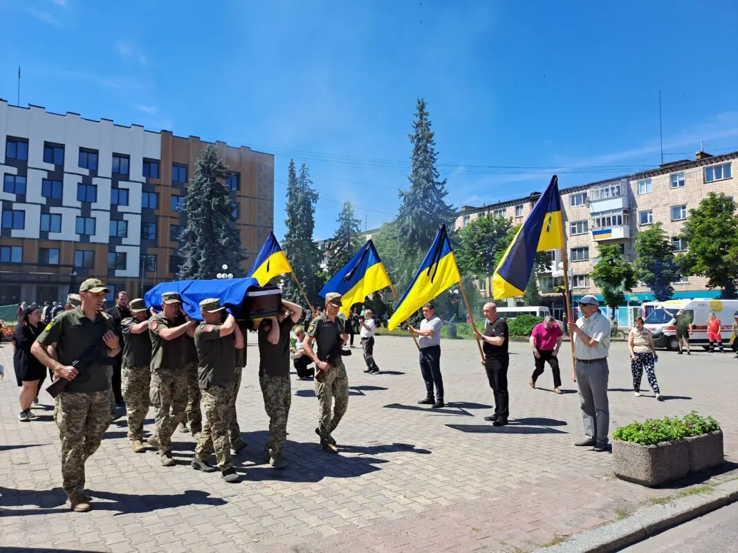 Ковель прощається з Героєм Олександром Шевченком, який загинув на Донеччині