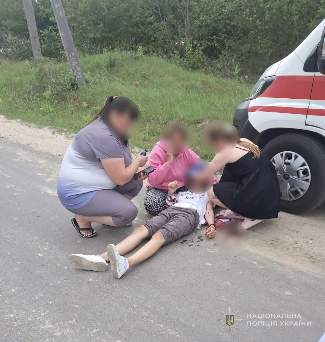 Дві ДТП з неповнолітніми мотоциклістами на Волині: четверо травмованих