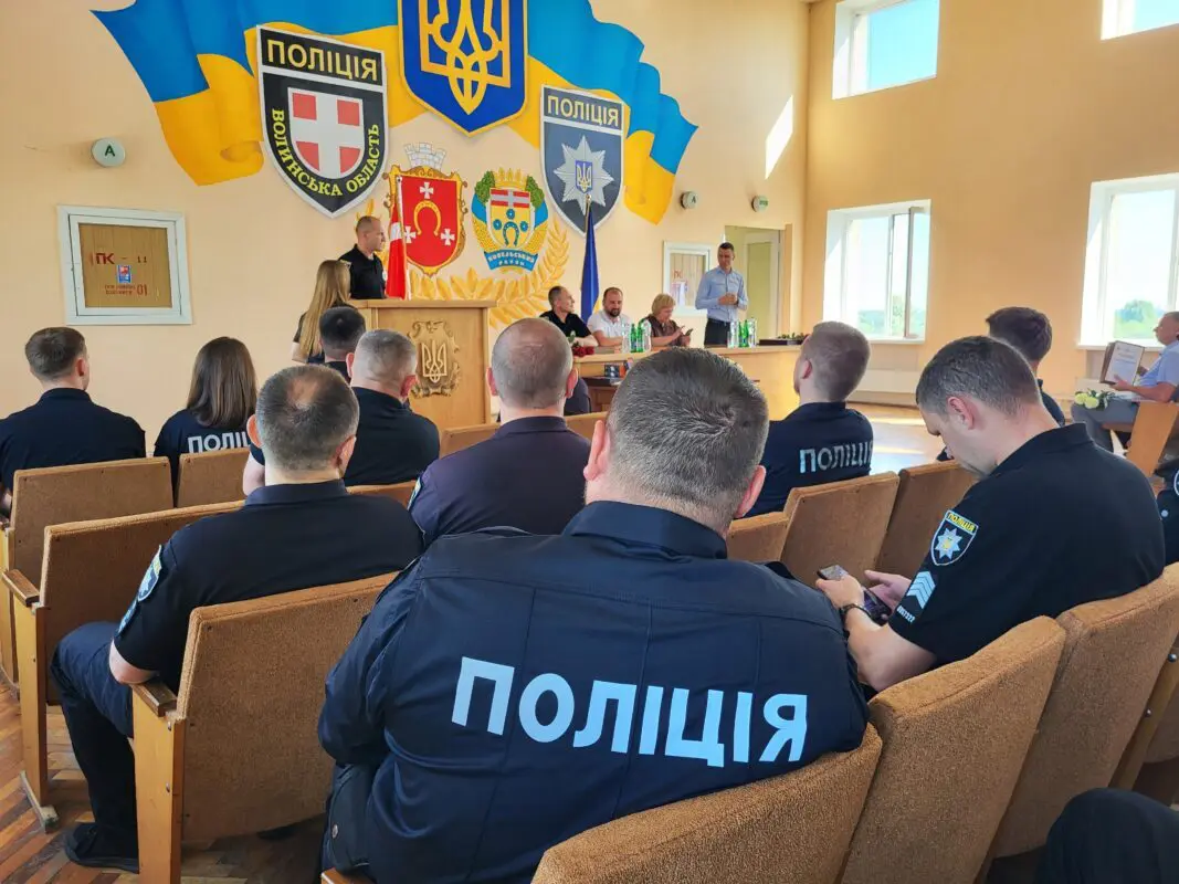 У Ковелі привітали поліцейських з професійним святом та нагородили кращих