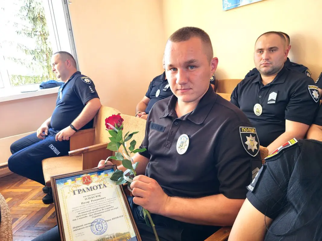 У Ковелі привітали поліцейських з професійним святом та нагородили кращих