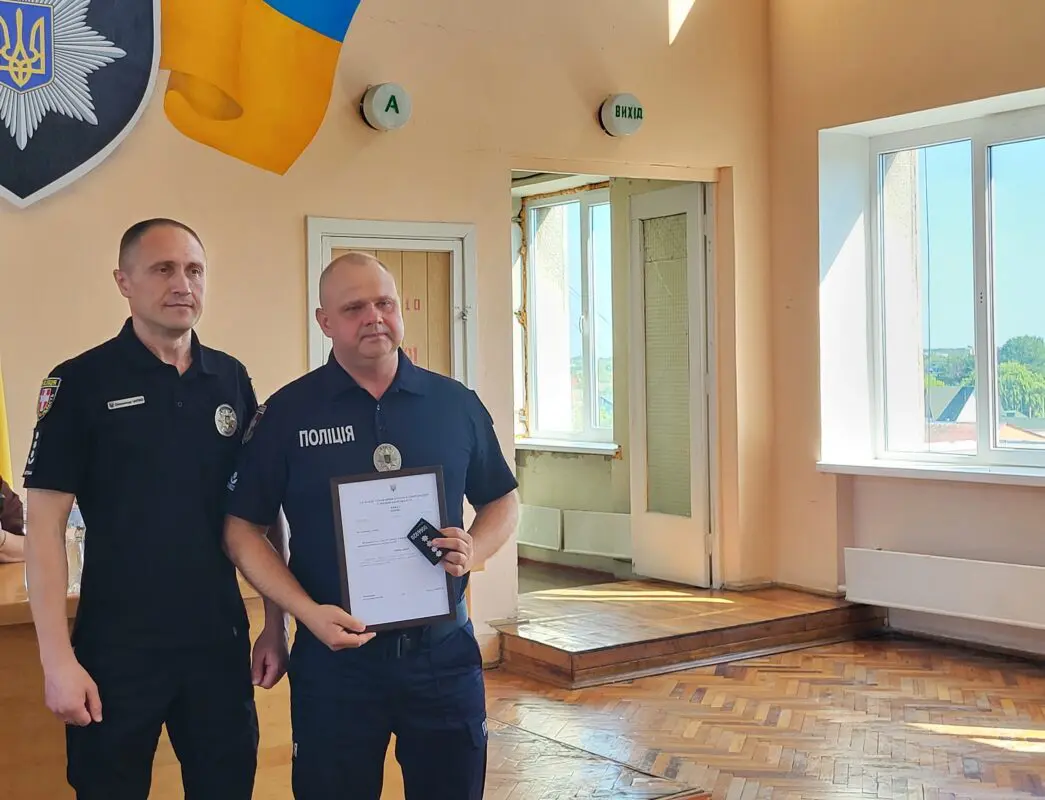 У Ковелі привітали поліцейських з професійним святом та нагородили кращих
