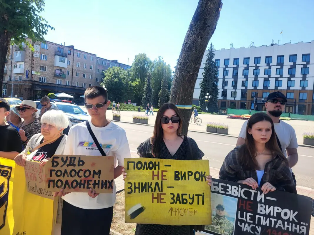 У Ковелі відбулася акція пам'яті полонених та жертв Оленівки