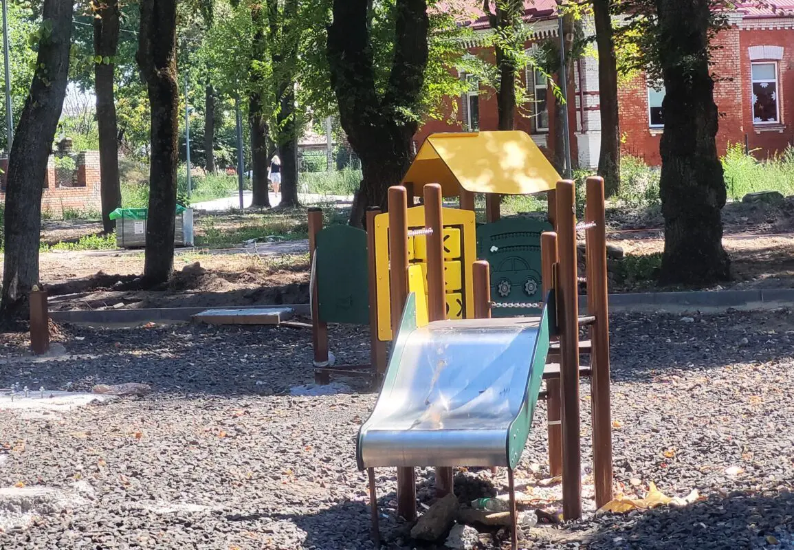У Ковелі оновлюють парк імені Лесі Українки: що вже зроблено та які плани