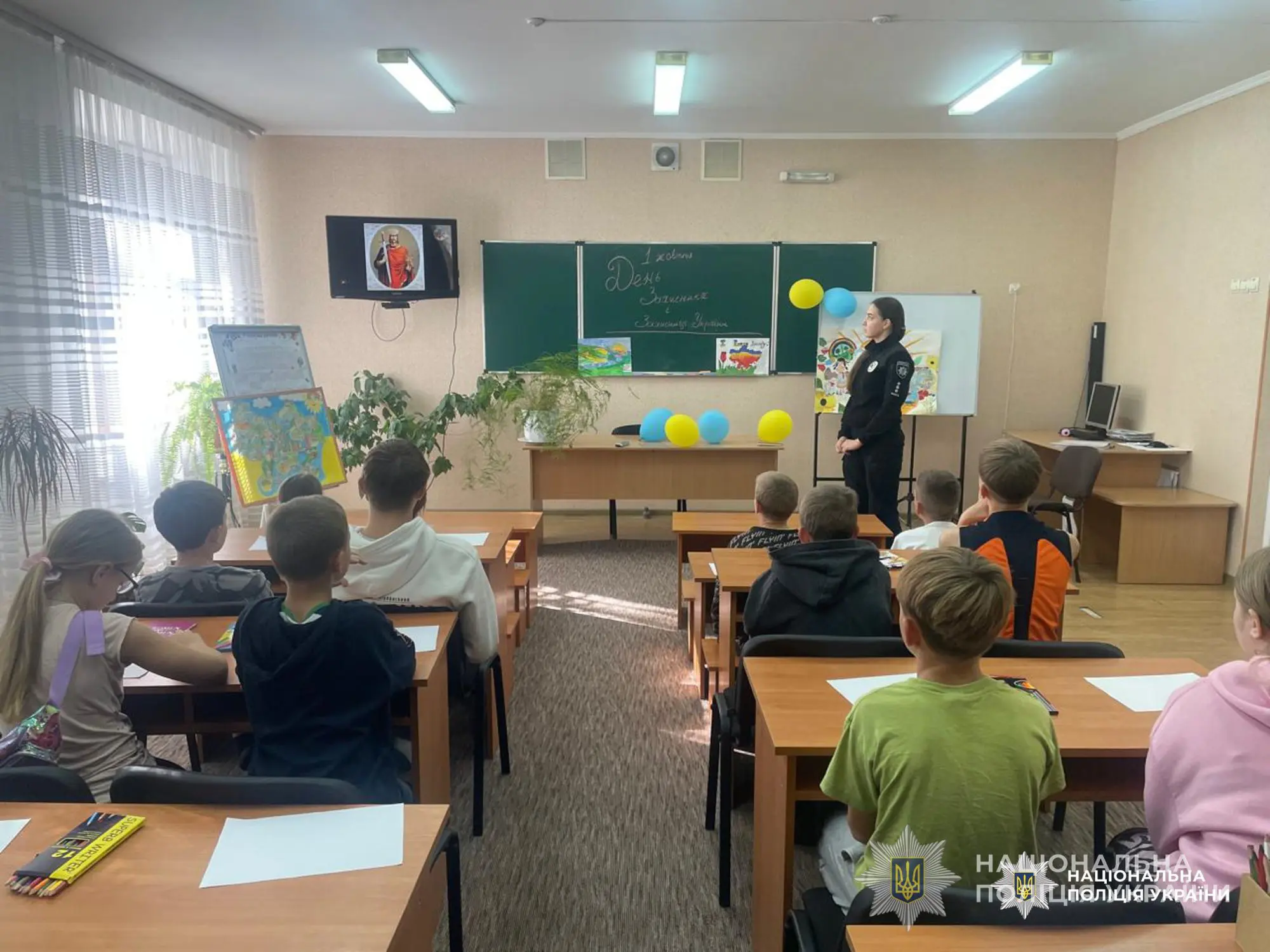 У Ковелі та на Ковельщині поліцейські провели патріотичні зустрічі для дітей